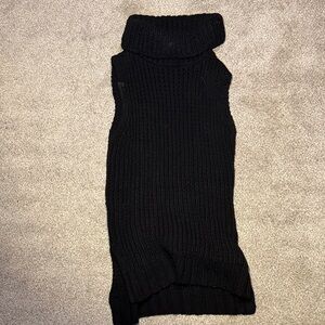 Premise Black Sleeveless Turtleneck Sweater